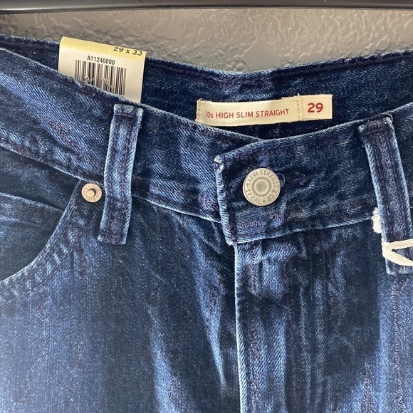 Levi’s Wellthread 70s High Slim Straight Jeans NWT - Picture 5 of 14
